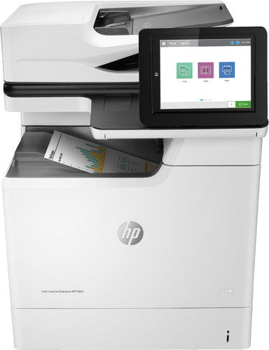 HP Color LaserJet Enterprise M681dh, Laser, Colour printing, 1200 x 1200 DPI, A4, Direct printing, Black, Grey