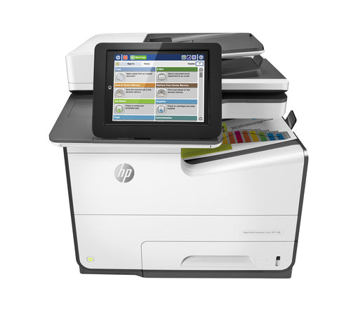 HP PageWide Enterprise Color 586dn, Thermal inkjet, Colour printing, 2400 x 1200 DPI, A4, Direct printing, Black, White