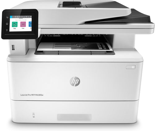 HP LaserJet Pro M428fdw, Laser, Mono printing, 4800 x 600 DPI, A4, Direct printing, Grey, White