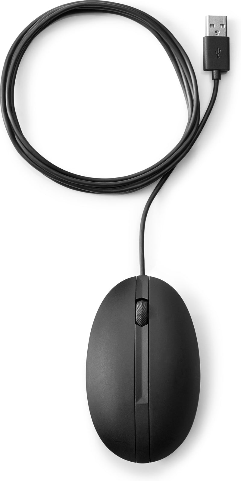HP Wired Desktop 320M Mouse, Ambidextrous, Optical, USB Type-A, 1000 DPI, Black